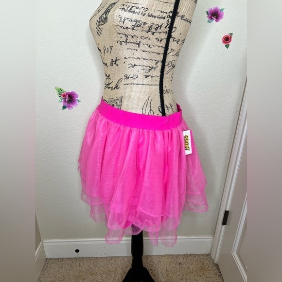 Spirit Halloween Neon Pink TuTu Skirt in Size L/Xl - Picture 6 of 8